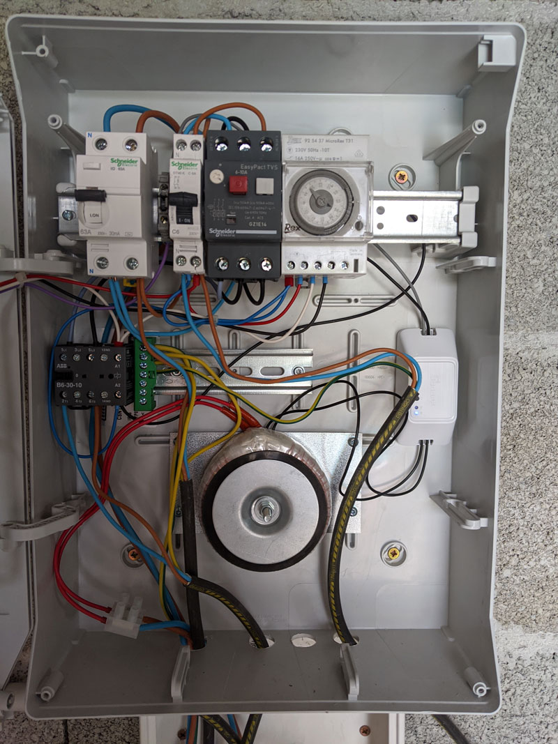 installation sonoff coffret électrique